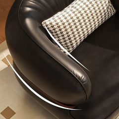 Non-reclining arm chair in modern design