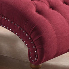 Large solid color accent chair