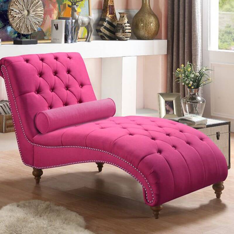 Chaise d'appoint inclinable en bouleau de couleur unie avec arc contemporain Image secondaire du produit