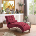 Armless lounge chair in contemporary design