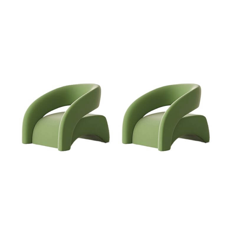 Elegant modern arm chair with arms