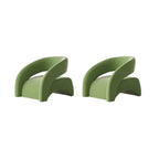 Elegant modern arm chair with arms