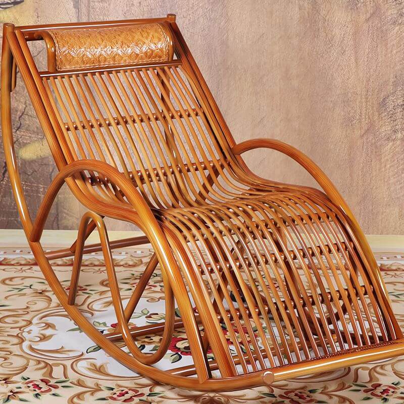 Trendy modern rocking chair in a stylish setting