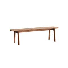 Cocoa walnut wood dining bench in Scandinavian style