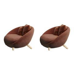 Papasan Chair solid wood frame detail