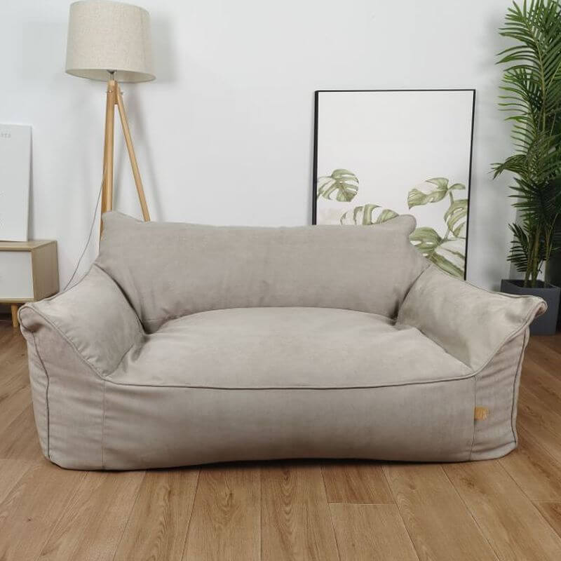 Zeitgenössisches gepolstertes Sitzsack-Sofa mit Stauraum & Arm umweltfreundlich Zweitbild