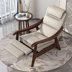 Contemporary cushioned chair recliner