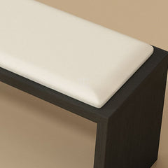 Comfortable cushioned bench for entryway seating