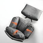 Luxurious genuine leather armchair in modern design