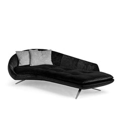 Elegant Flannel Chaise Lounge for Home Decor