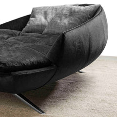 Contemporary Chaise Lounge with Plush Cushions