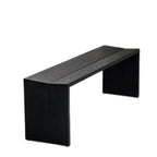 solid color wood bench