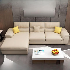 Contemporary L-Shape Sofa Recliner in living room