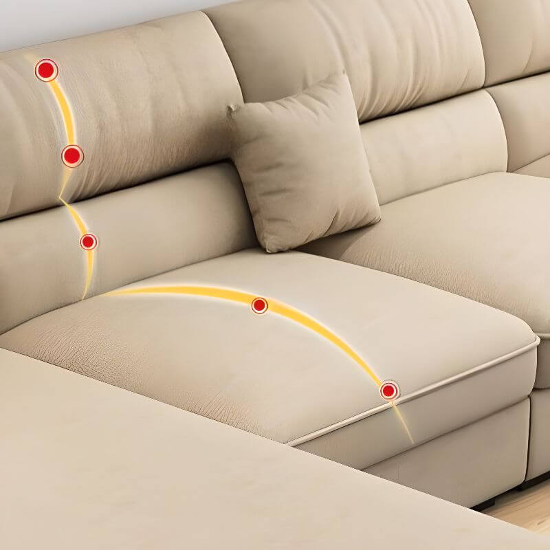 Chaise section of L-Shape sofa