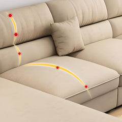 Chaise section of L-Shape sofa