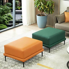 Durable Ottoman with Metal Legs