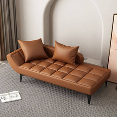 Comfortable chaise lounge with sleek lines