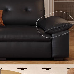 Sleek modern sofa collection with pillows