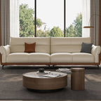 Elegant design of the solid color sofa