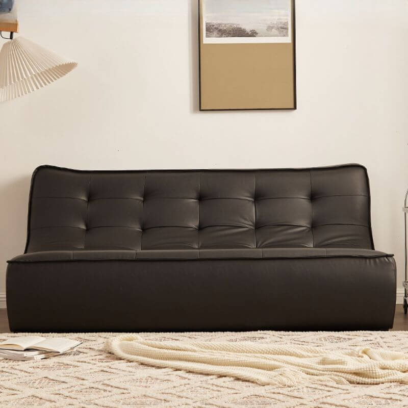 Mocha sofa for two to three people