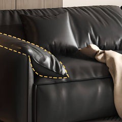 Comfortable modern sofa with included pillows