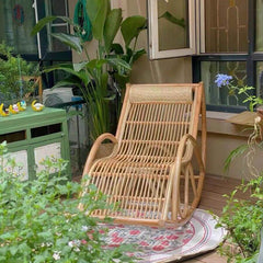 Elegant Porch Rocking Chairs in Wood