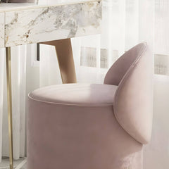 Upholstered pink seat texture