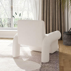 Comfortable arm chair with pillow back