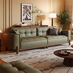 Contemporary Sage Sofa in modern living room