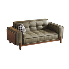 Sage colored Sofa showcasing modern design