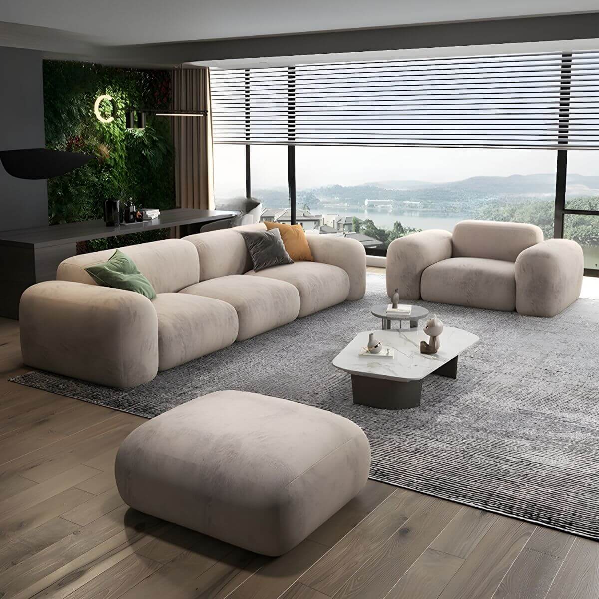 Elegant living room furniture