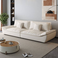 easy maintenance white sofa