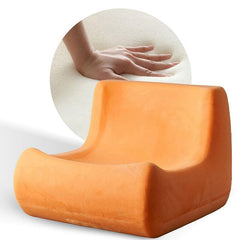 Green Accent Chair with Cushion Back