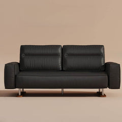 Mocha biscuit back sofa in modern living room