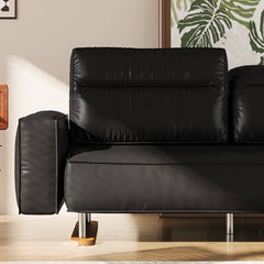 Sleek square arm sofa for stylish interiors