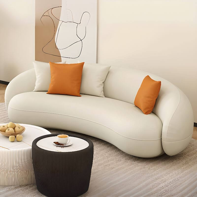 jade green loveseat in living room