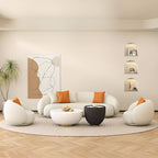 elegant grey loveseat
