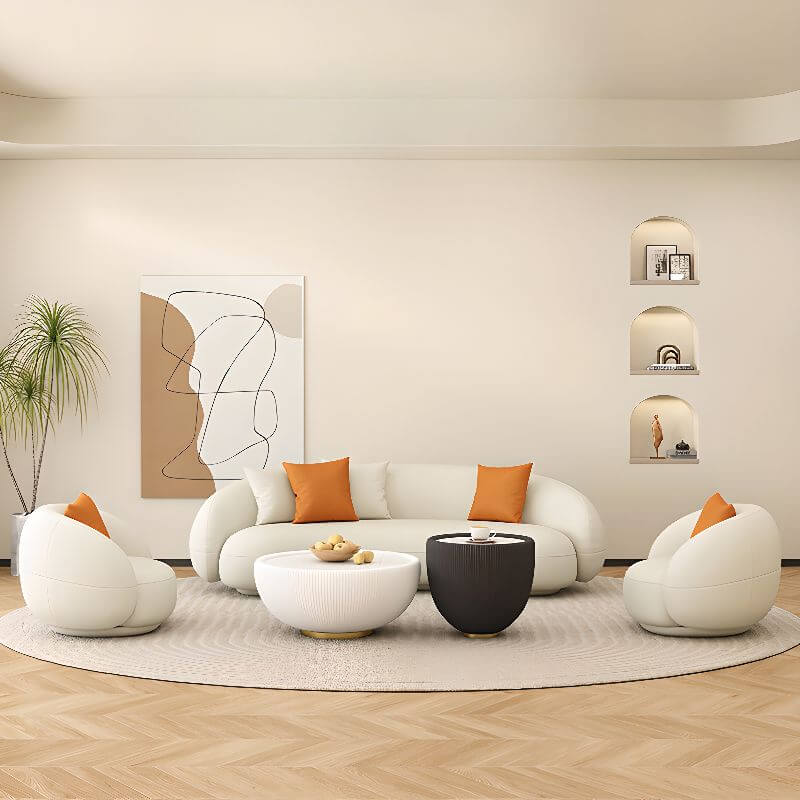 elegant grey loveseat