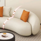 stylish floor sofa with cushions