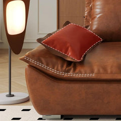 Comfortable Loveseat in Mocha Hue