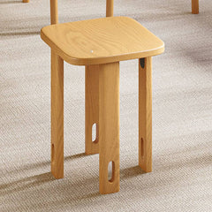 Modern wood stool for versatile use