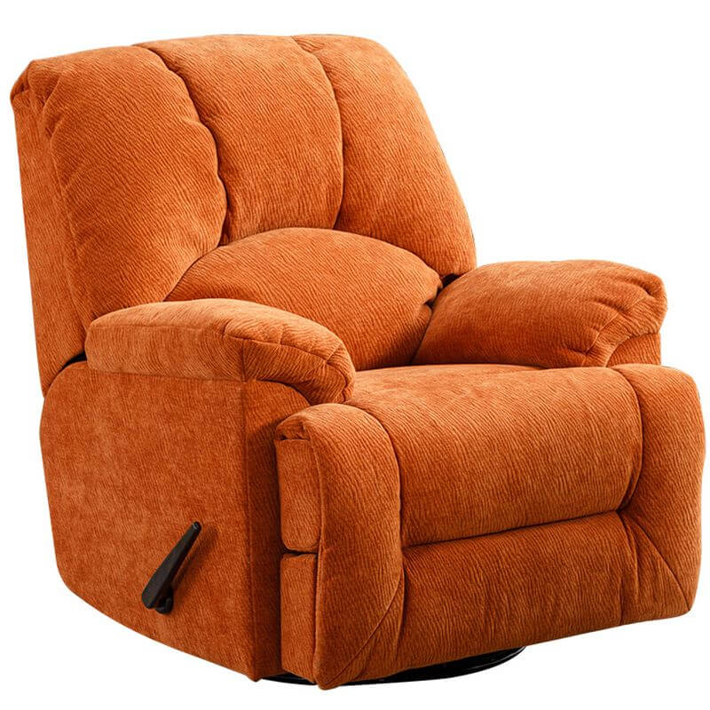 Contemporary reclining chair in coffee color Main image
