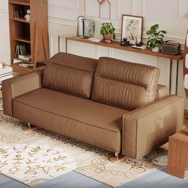 Modern sofa seating three people