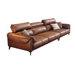 Wide pillow back sofa in contemporary style