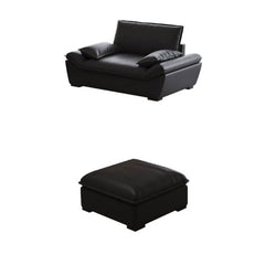 Modern sofa with pillow top arms