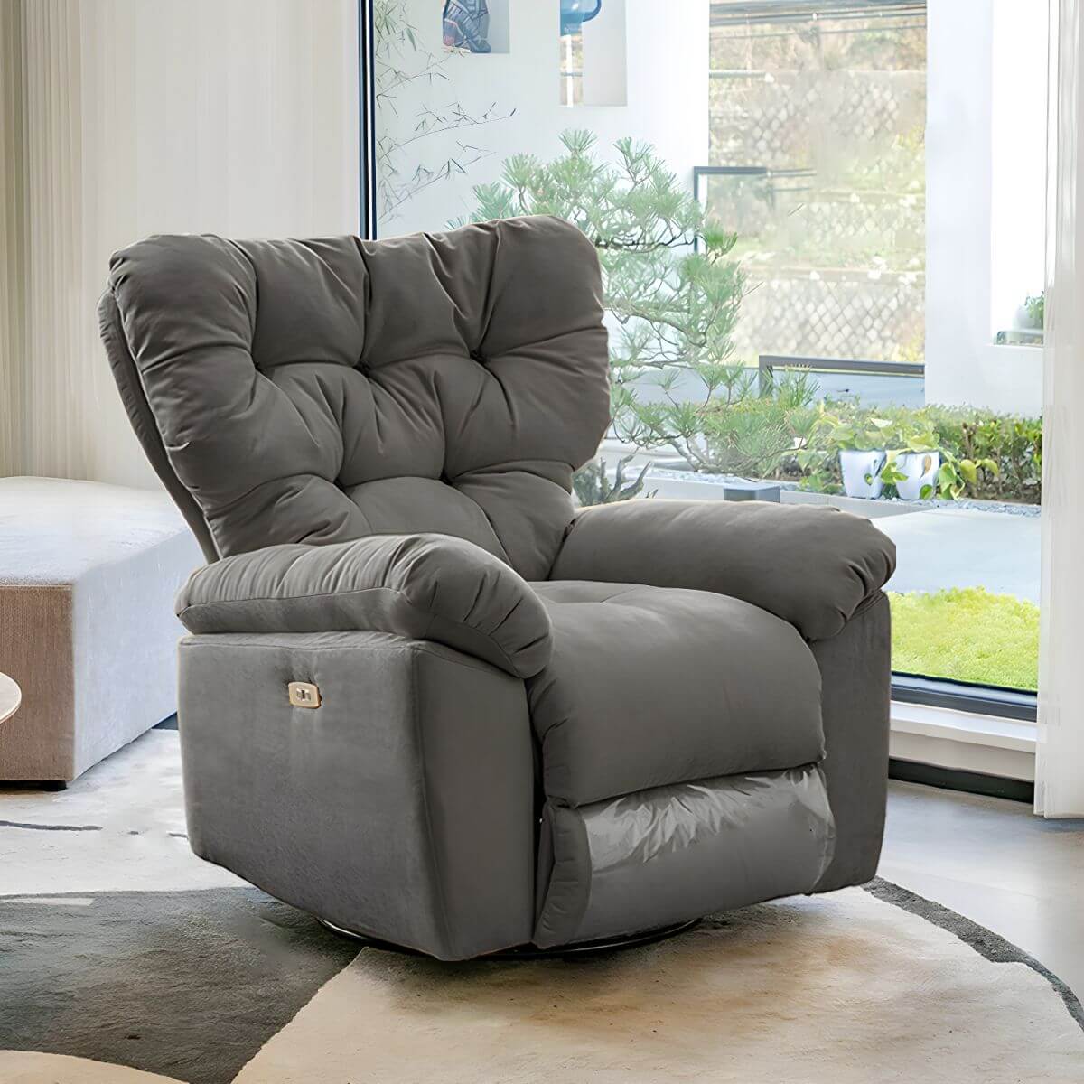 Cozy modern recliner chair seat