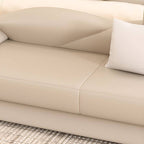 Solid color grey shoe bench in Scandinavian style