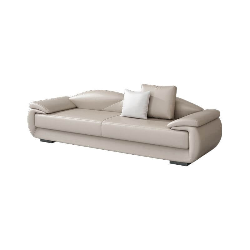 Long upholstered entryway bench with back support