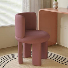 Contemporary Utility Stool with curved back