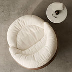 Comfortable white turned chair